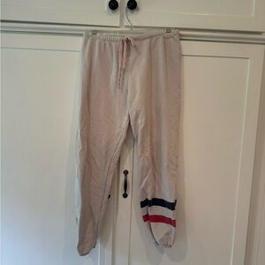Sundry Pink Joggers with Red and Blue Stripes